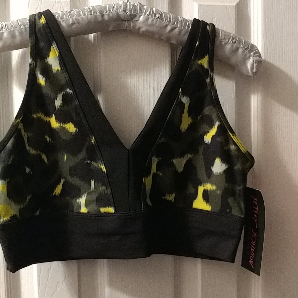 Betsy Johnson sports bra.